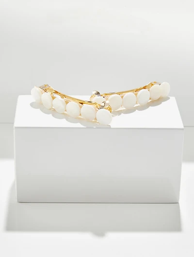 Coastal Mother of Pearl Barrette -  Set of 2