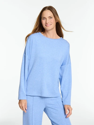 AirKnit Stretch Crewneck Pullover - Heathered