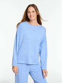 AirKnit Stretch Crewneck Pullover - Heathered