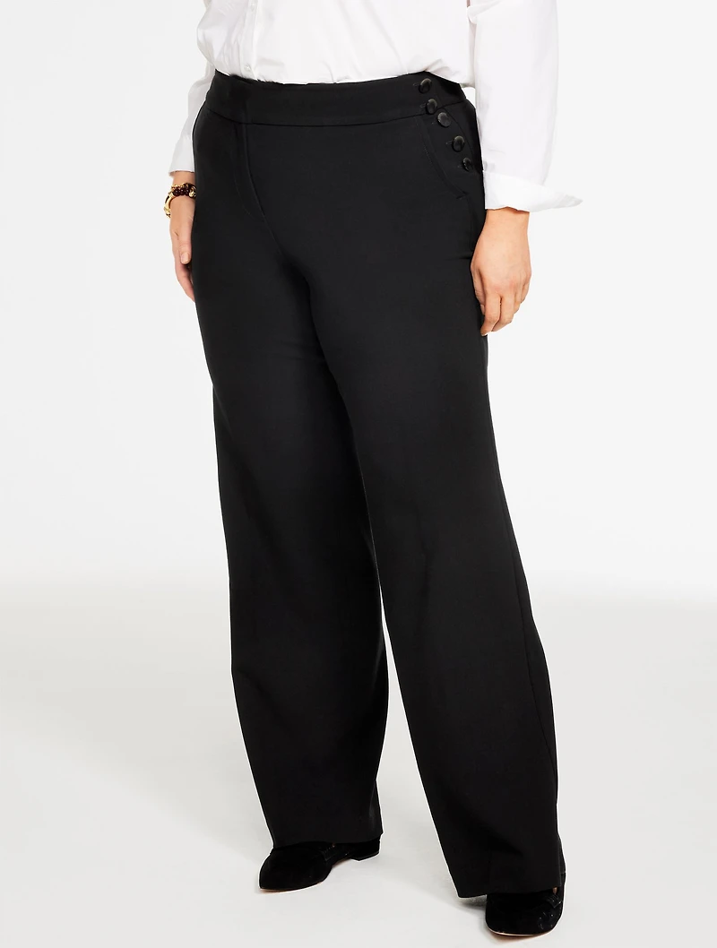 Plus Exclusive Talbots Greenwich Wide Leg Pants