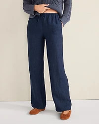 Linen Straight Leg Pants