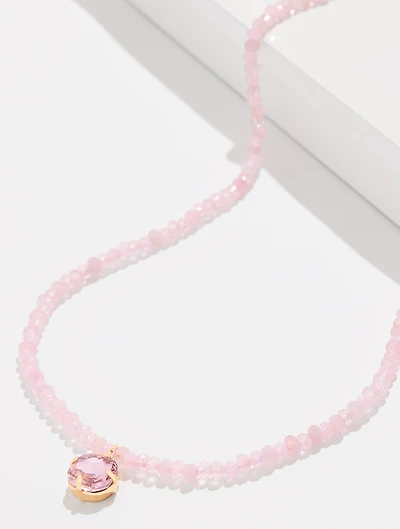 Piqué Crystal Necklace