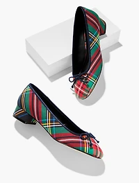 Gabriel Block Heel Pumps - Joyful Tartan