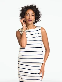 Button Shoulder Sleeveless Top