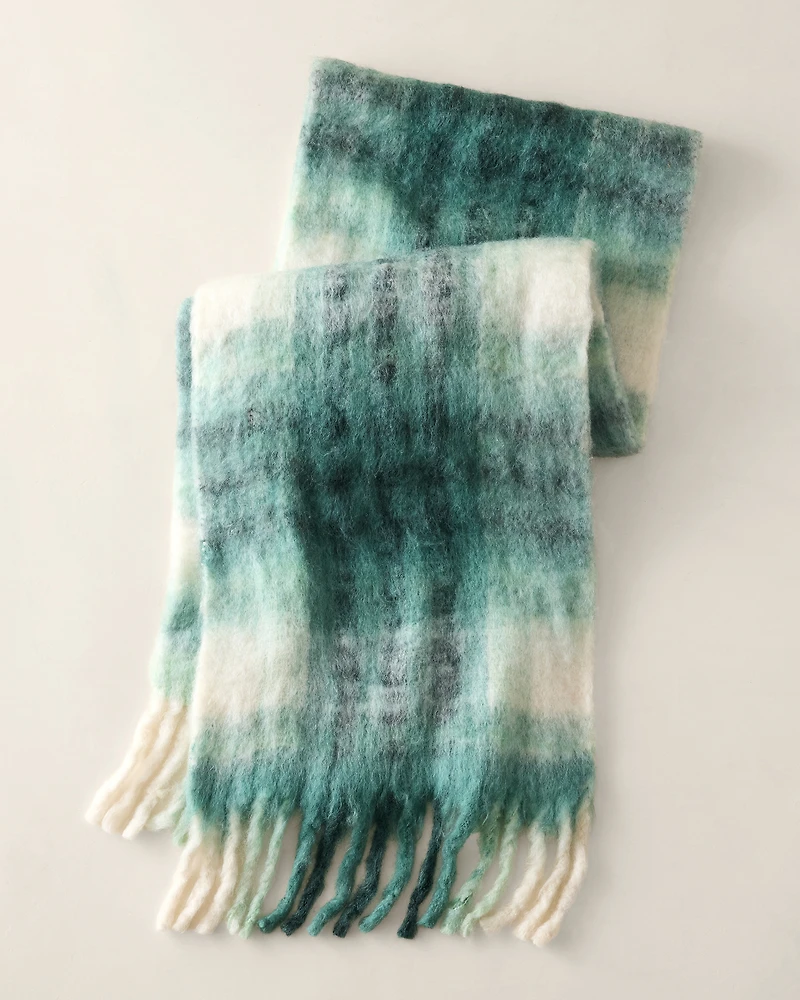 Oversized Plaid Scarf