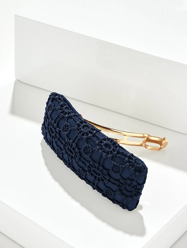 Lace Overlay Barrette