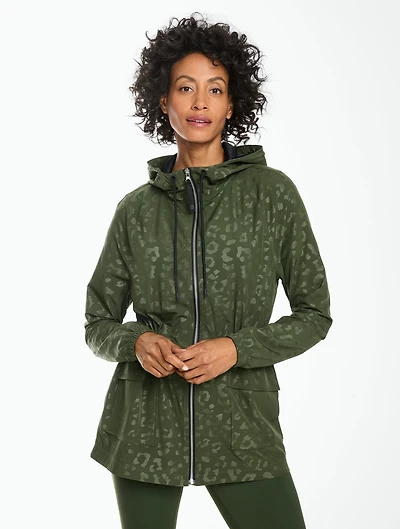Embossed Leopard Jacket