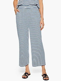 Aqua Club Terry Pant Cover-Up - Stripe
