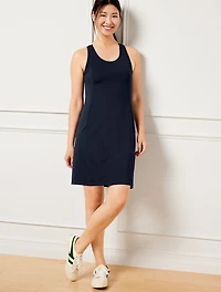 Performance Interlock Strappy Tennis Dress