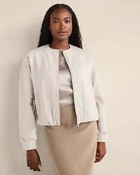 Soft-Brushed Fleece Bubble Bomber