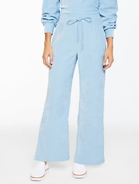 Velour Wide Leg Pants