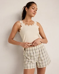 Resti Organic Cotton Poplin Plaid Boxer Shorts