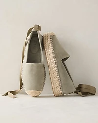 Suede Espadrilles