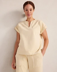 Garment-Dyed Organic Cotton Terry Tee