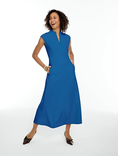 Textured Knit Fit & Flare Dress