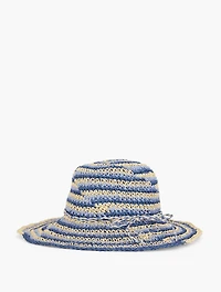 Two-Tone Straw Hat