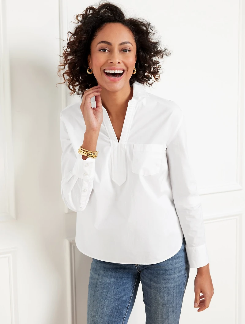 Poplin Short Shirt