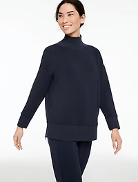 AirKnit Stretch Turtleneck Tunic Pullover