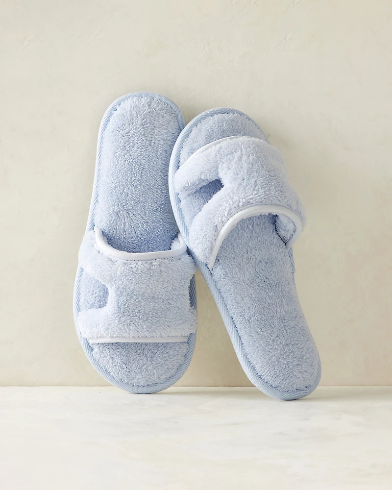 Plush Cutout Slippers