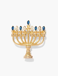 Menorah Brooch