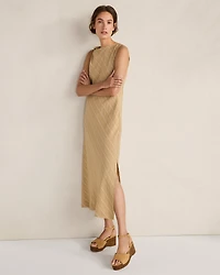 Silky Linen Blend Maxi Dress
