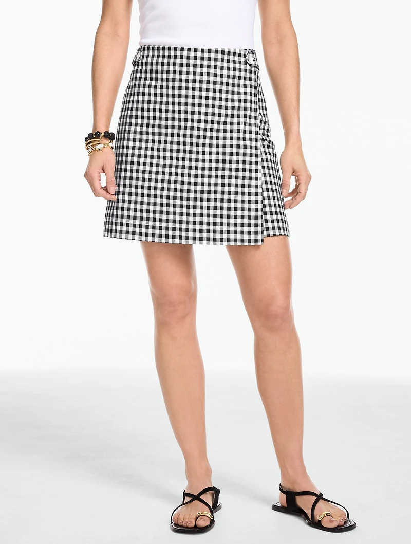 Bellevue Gingham Skort