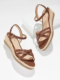 Pamela Vachetta Wedge Sandals