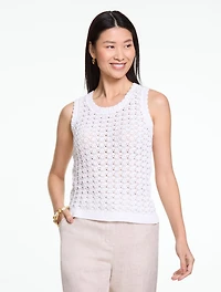 Scallop Trim Pointelle Shell