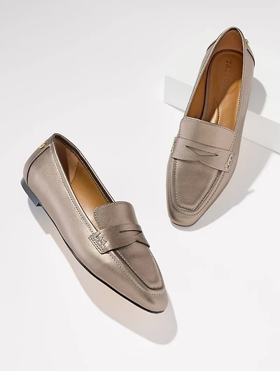 Erin Metallic Nappa Loafers