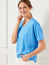 V-Neck Boxy Tee