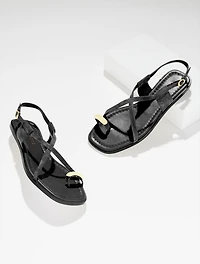 Gena Ring Suede Sandal