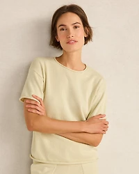 Cotton Knit Short Sleeve Tee