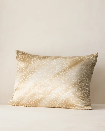 Washable Silk Abstract Fawn Pillowcase