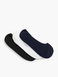 Three-Pair No-Show Sock Set