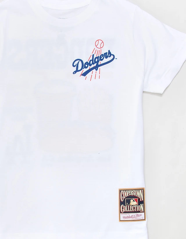 MITCHELL & NESS Famous Dodger Dogs Boys Tee - WHITE