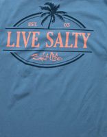 SALT LIFE The Motto Slate Blue T-Shirt