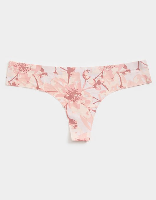 FULL TILT Floral Lasercut Thong