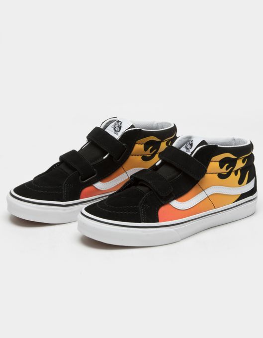 VANS Hot Flame Sk8-Mid Reissue V Juniors Shoes