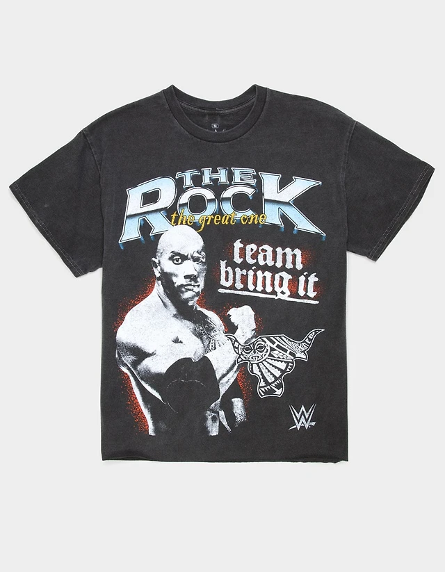 WWE The Rock Mens Tee - BLACK