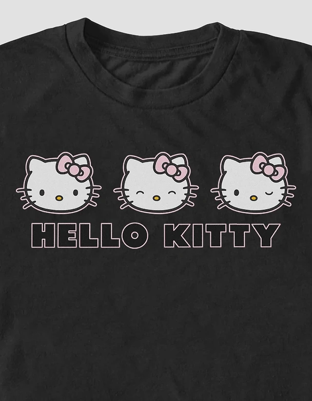 HELLO KITTY Expressions Unisex Tee - BLACK