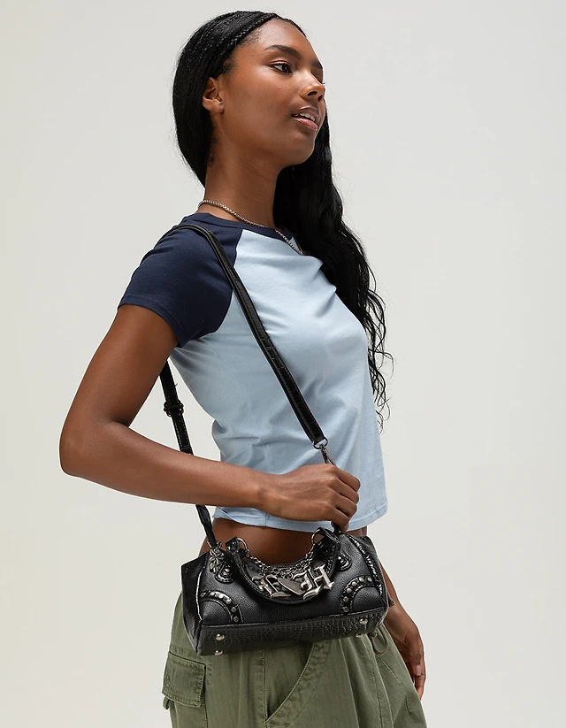 ED HARDY Satchel Bag - BLACK