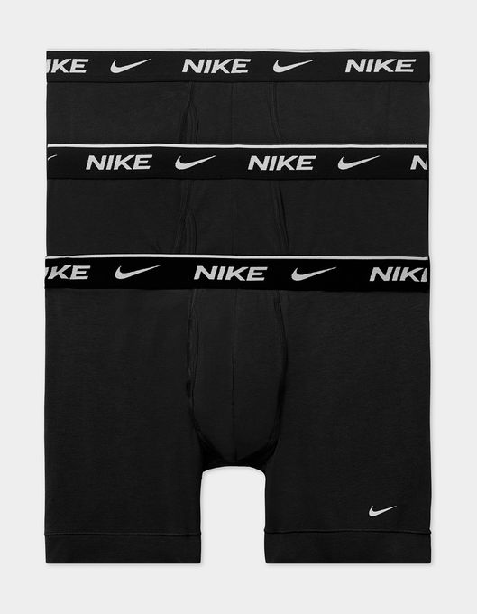 NIKE 3 Pack Everyday Cotton Stretch Boxer Briefs