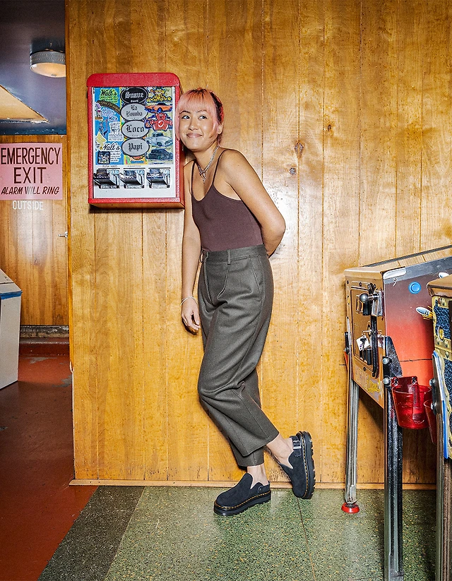 DR. MARTENS Zebzag Womens Mules