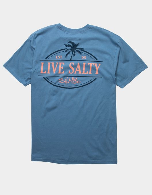 SALT LIFE The Motto Slate Blue T-Shirt