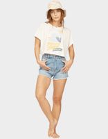 BILLABONG x Wrangler Take It Back Off White Crop Tee