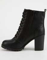 SODA Malia Heeled Combat Boots