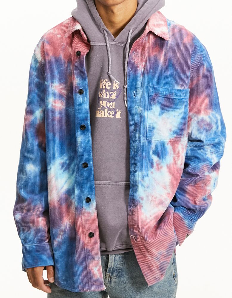 BDG Urban Outfitters Tie Dye Corduroy Shacket