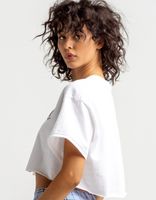 FULL TILT LA Crest Embroidered Crop Tee