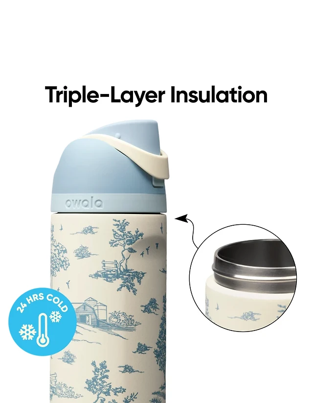 OWALA FreeSip® 24 oz Water Bottle - TOILE BE HOME