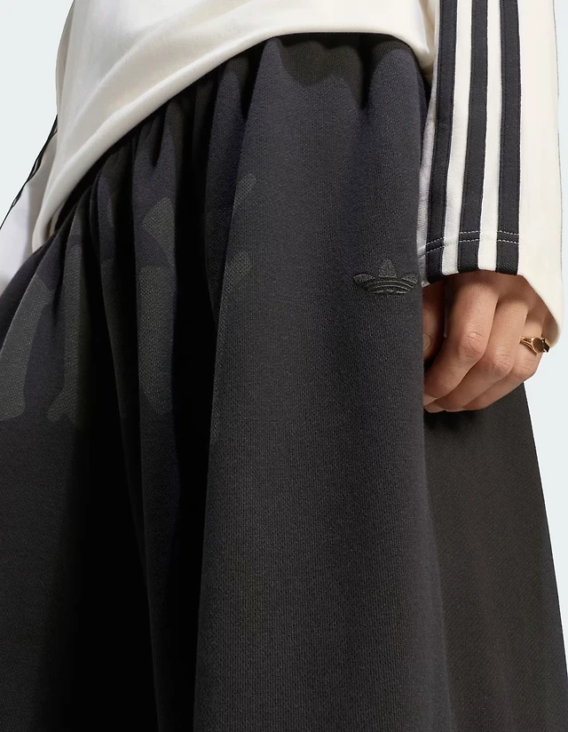 ADIDAS Originals Mens Wide Leg Sweatpants - BLACK